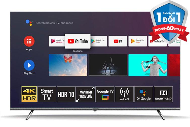 Smart Tivi Coex 4K 55 inch 55UT7000XG Google TV - Hàng Chính Hãng