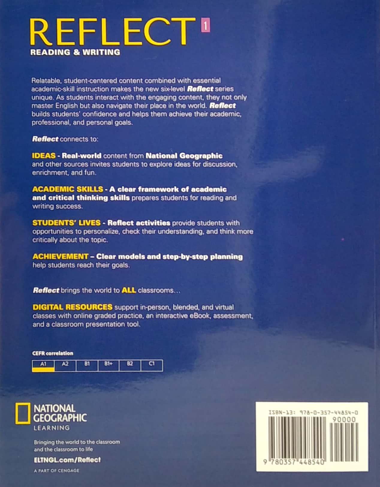 Reflect Reading & Writing 1: Student's Book With Online Practice And Student's eBook