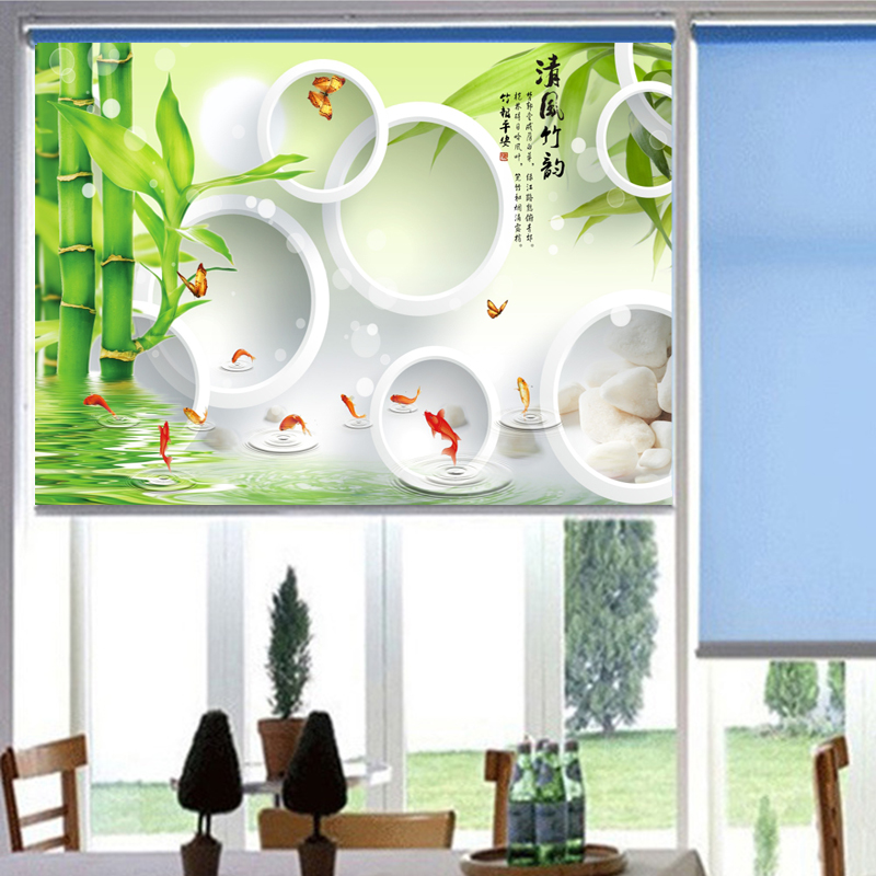 Màn cuốn in tranh 3D MCT-3D-03 Cao 1m2