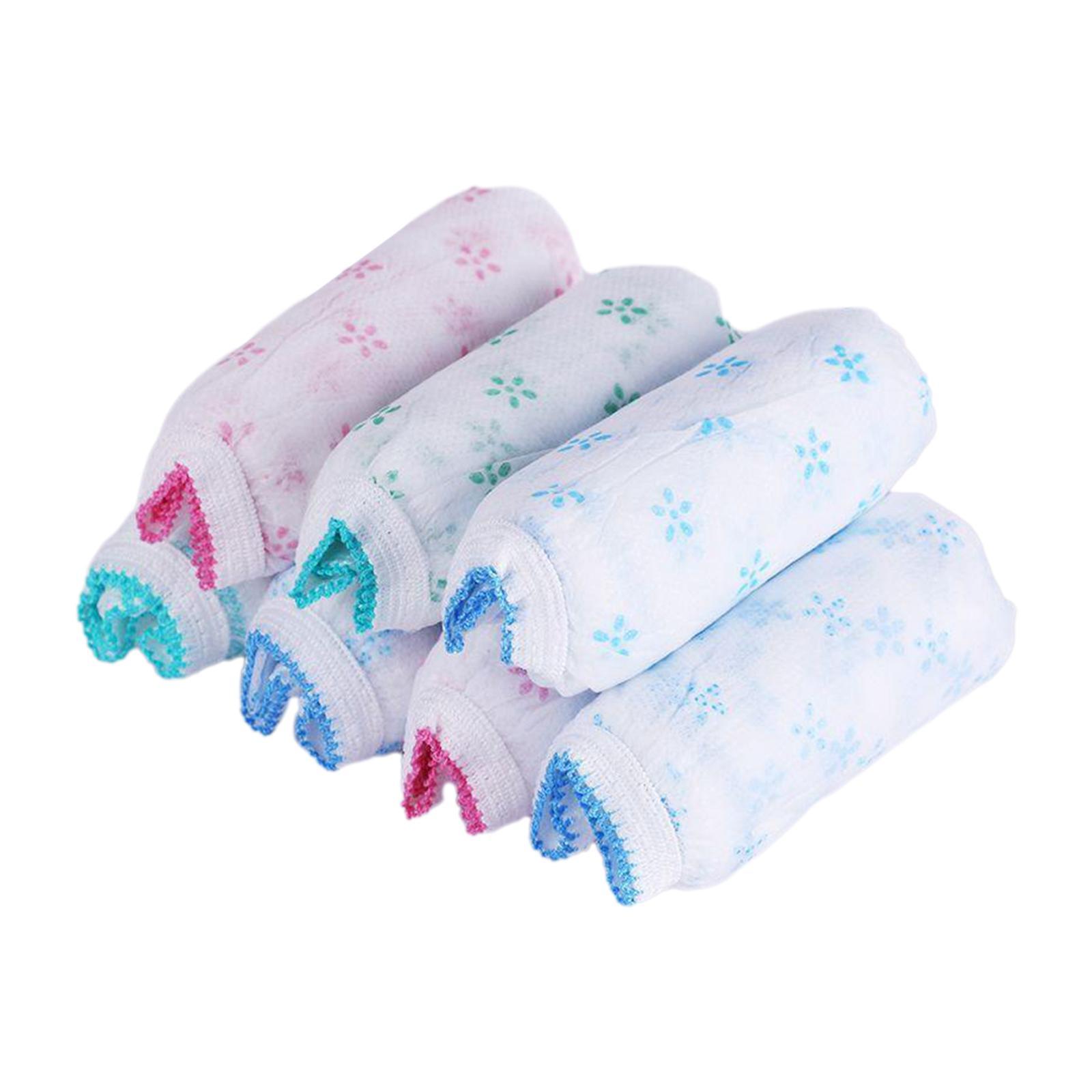 7Pcs Disposable Nonwoven Underwear, Handy Briefs Soft Women Breathable Lightweight Disposable Briefs Disposable Panties for SPA, Camping, Hotel