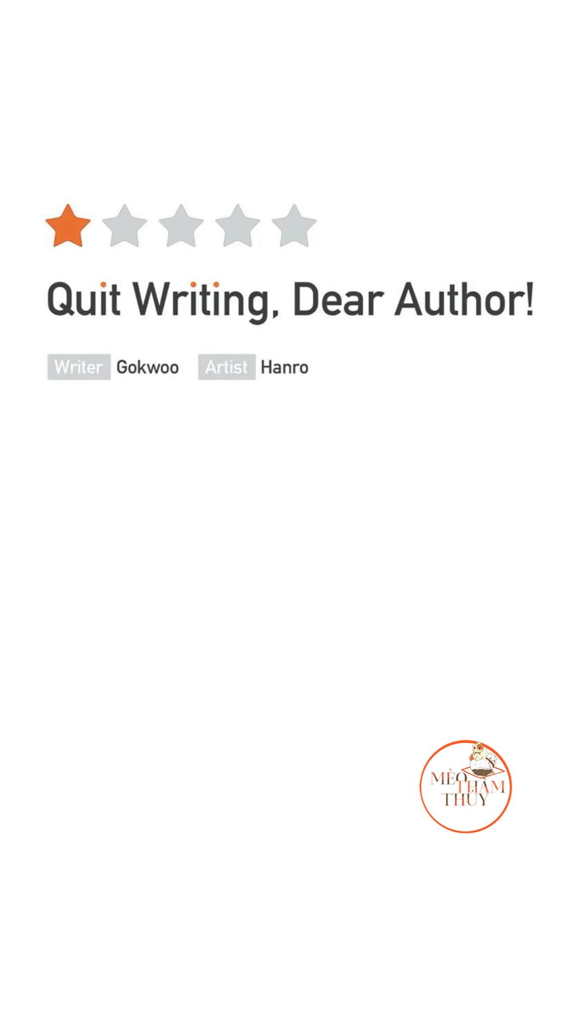 đừng viết nữa, tác giả thân mến! chapter 14 17