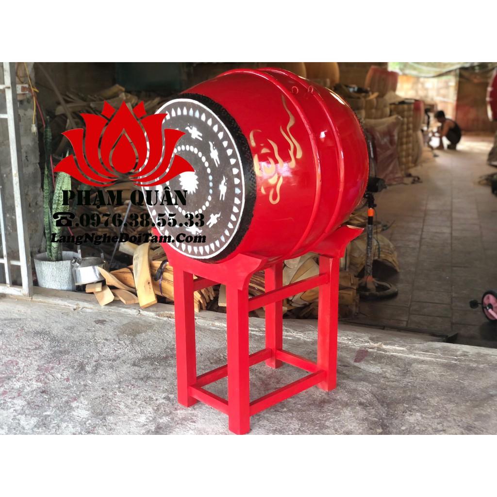 Trống trường học, trống đình chùa lễ hội tặng kèm giá trống
