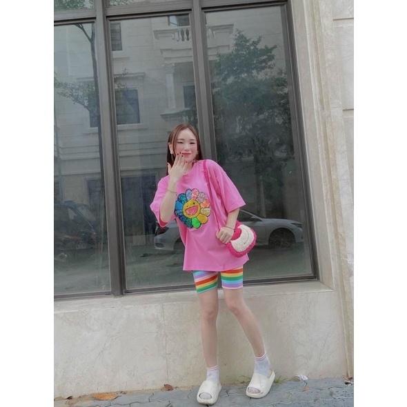 SET ÁO THUN IN KÈM QUẦN LEGGING NGỐ