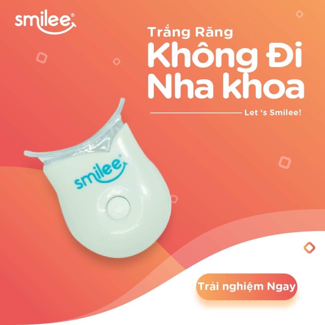 Combo 2 Gel làm trắng răng tại nhà Smilee - Tự làm trắng răng tại nhà an toàn chỉ 20 phút mỗi ngày - Răng trắng sau 7 ngày sử dụng | Sản phẩm nhập khẩu USA - Đạt chuẩn quốc tế ISO:22716 về nha khoa