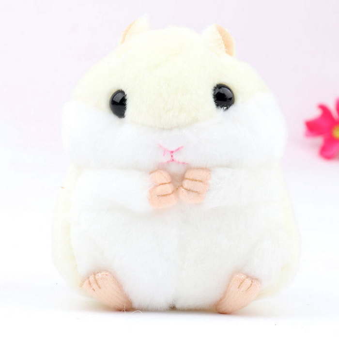 Móc khóa chuột Hamster dễ thương V.3, Móc khóa hình chuột Hamster siêu đáng yêu màu sắc dễ thương - Màu ngẫu nhiên