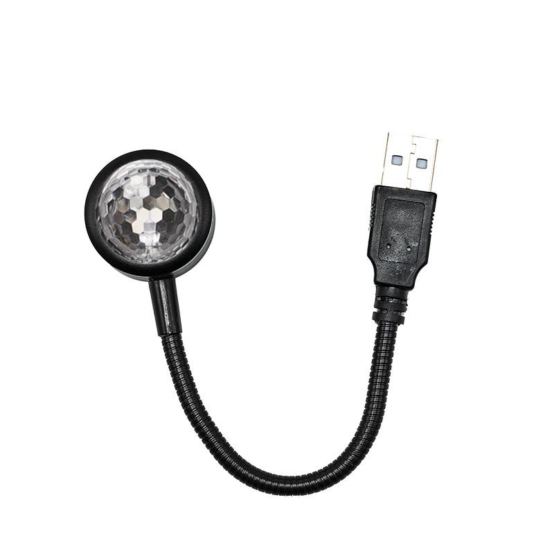 Mini Disco Ánh Sáng Âm Thanh Kích Hoạt DJ Bóng LED Đảng Đèn Máy Chiếu Laser Cho Xe Ô Tô Hộp Đêm Trang Trí Phòng Quà Tặng Sinh Nhật Cho trẻ Em