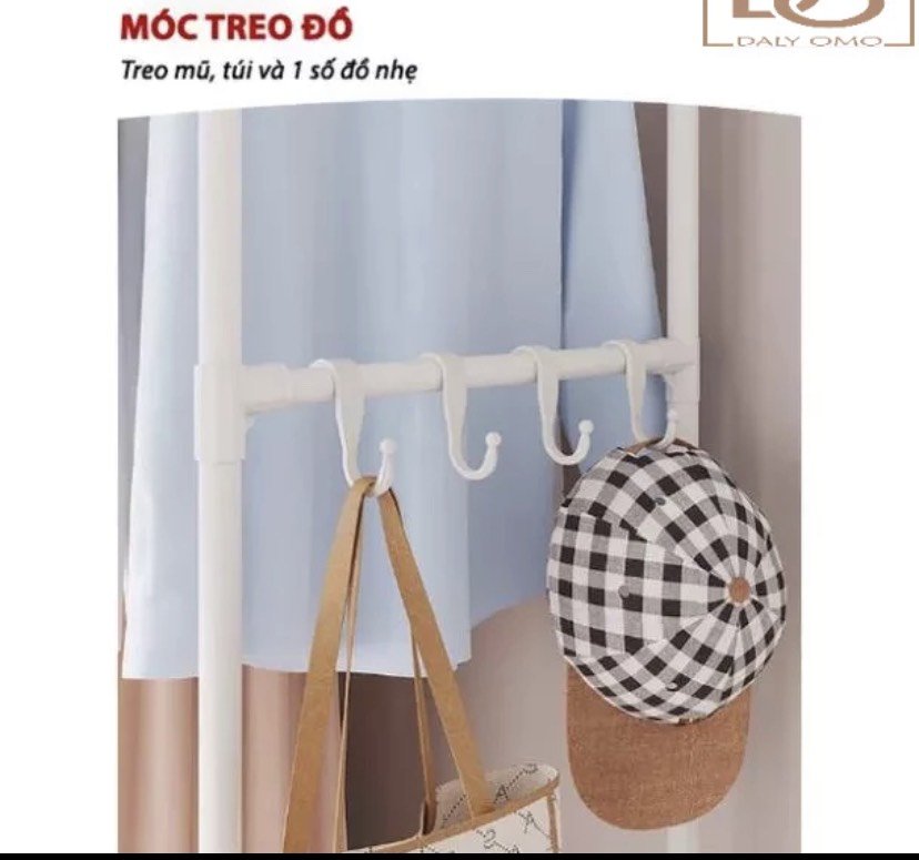 TỦ TREO QUẦN ÁO 2 KHUNG có ngăn để đồ đa năng