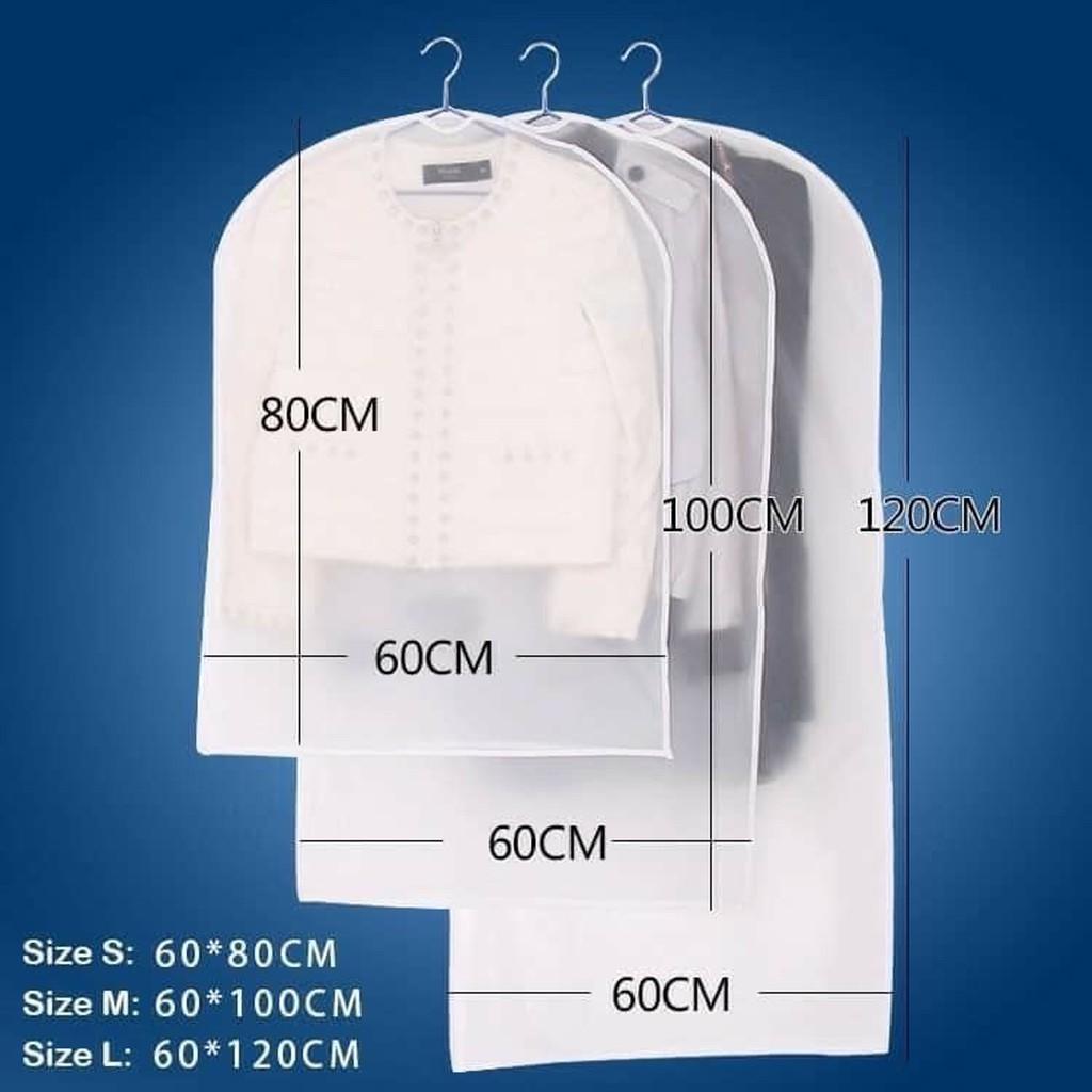 Túi Bọc Quần Áo Treo Tủ Đồ, Túi Trùm Quần Áo Chống Bụi Chống Thấm size đại