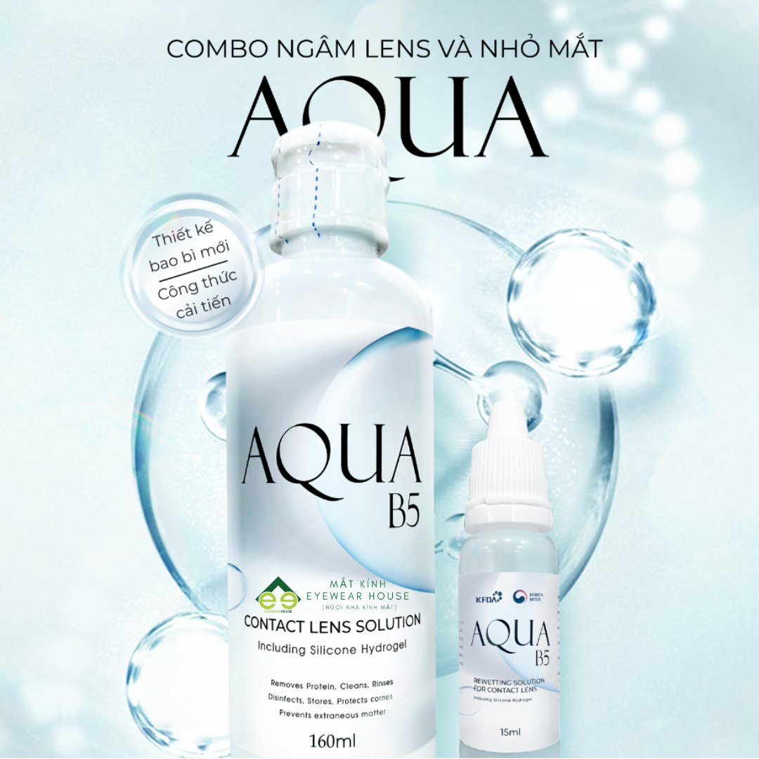 Nước ngâm lens Aqua 160ml
