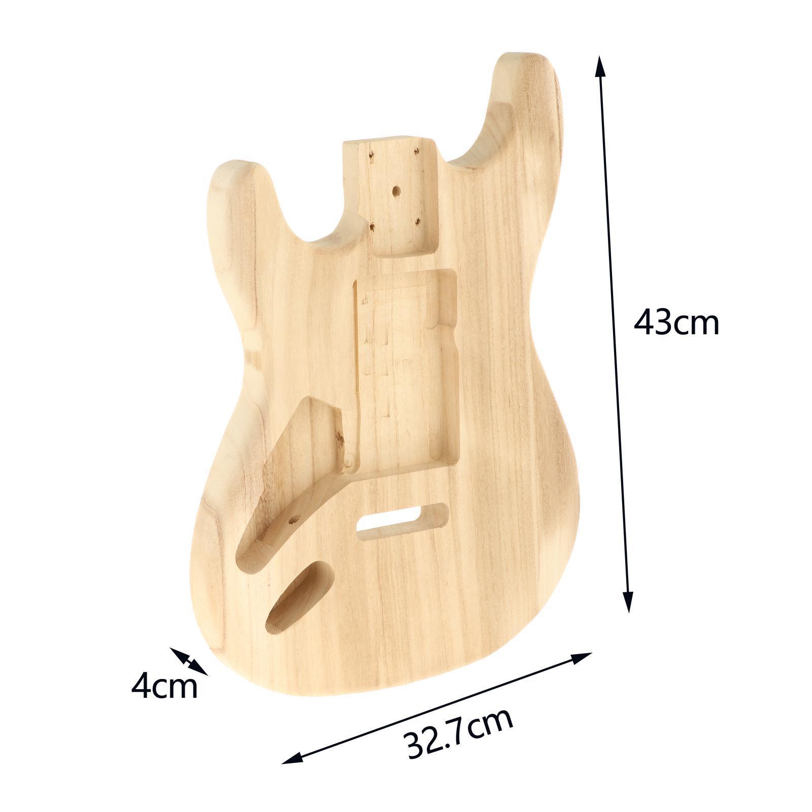 Unfinished Guitar Body Replacement Guitar Barrel Blank Guitar Body