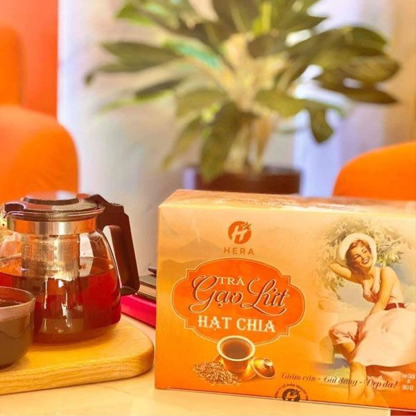 Trà Gạo Lứt Hỗ Trợ Giảm Cân - Giữ Dáng - Đẹp Da & hỗ trợ sức khỏe Hera