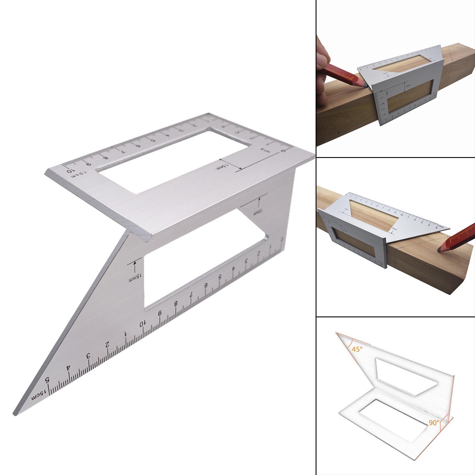 Multifunctional Angle Ruler Woodworking Scriber for Construction Woodworking Carpenter