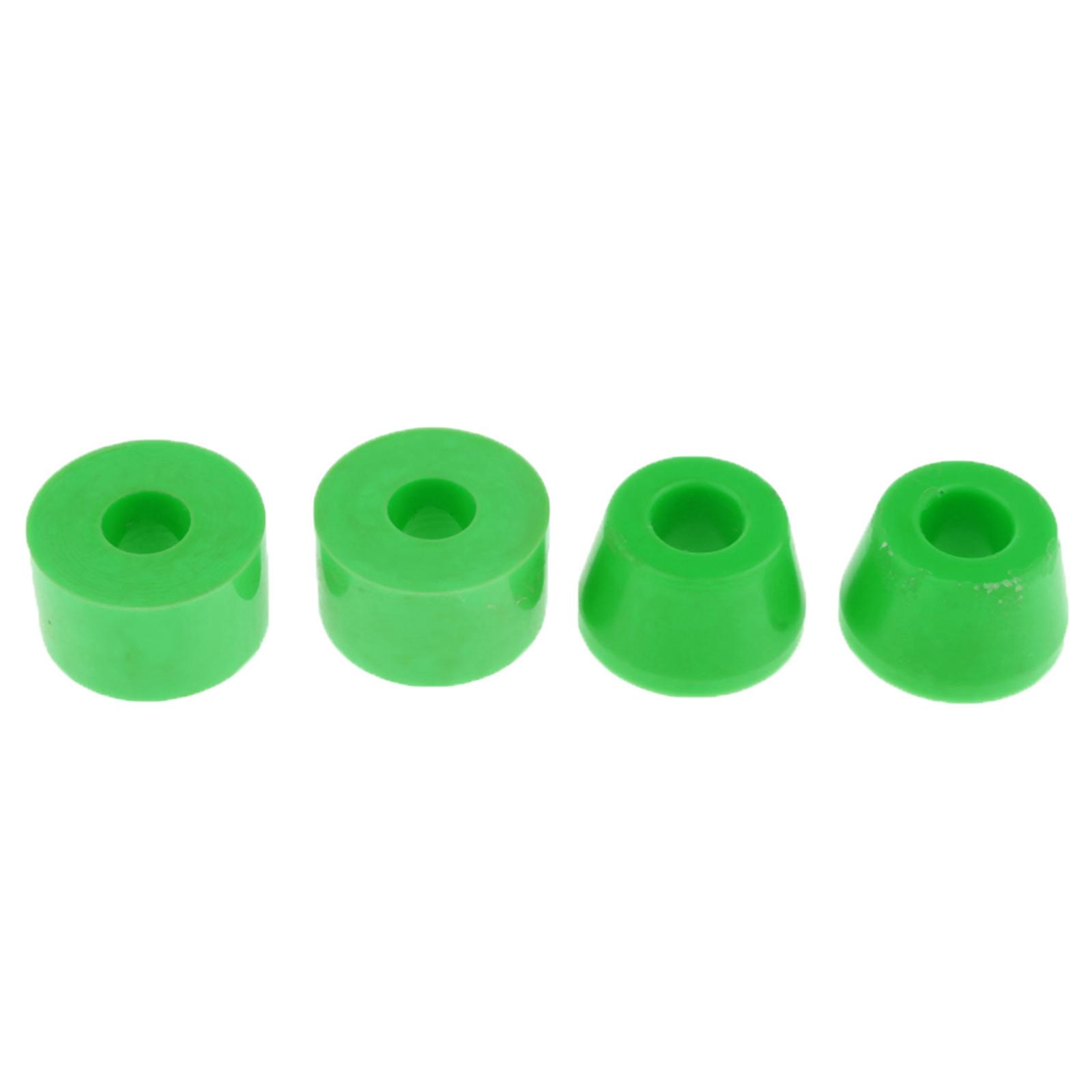 2x10pcs Skateboard Longboard Truck Bushings  Cups Set Blue 90A
