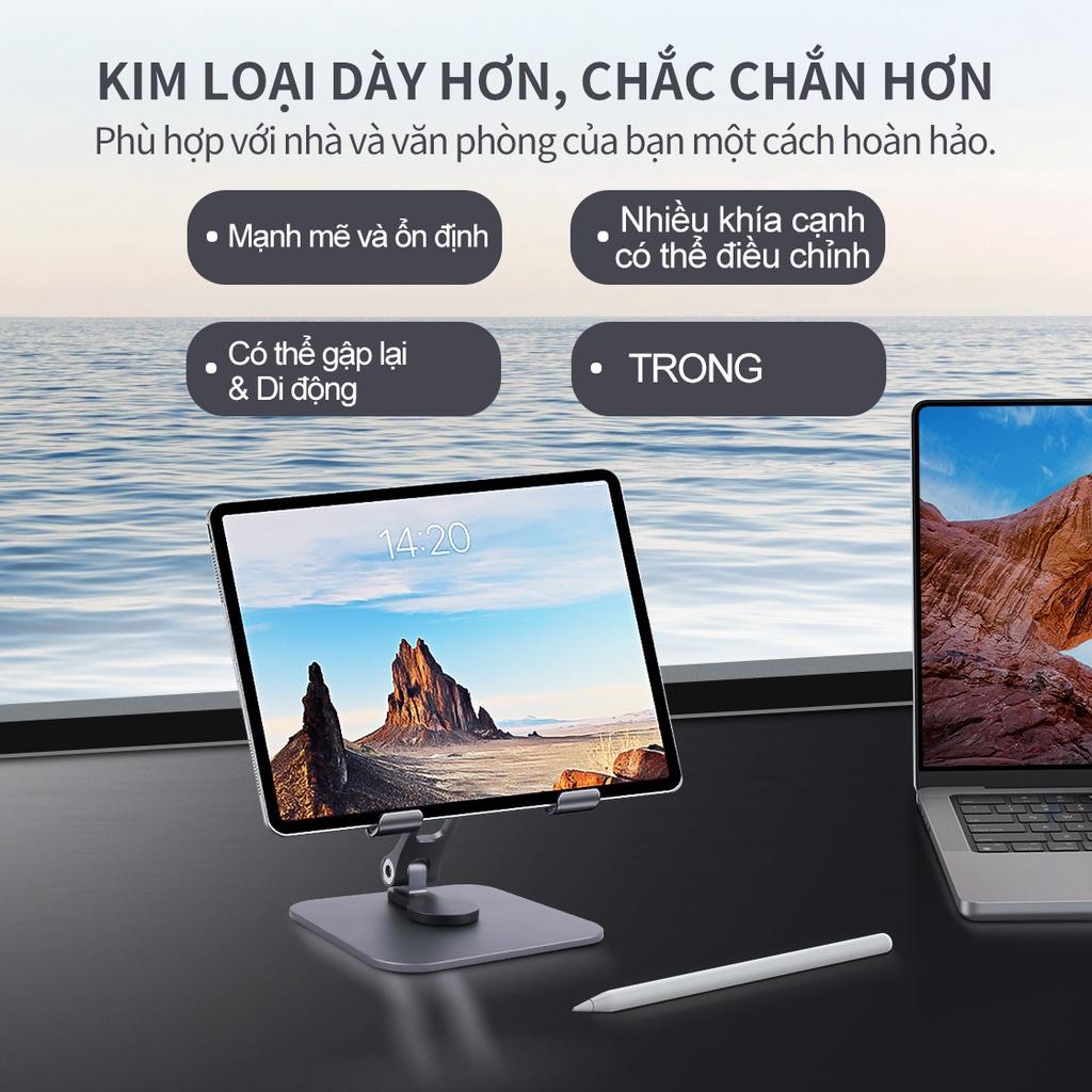 [HÀNG CHÍNH HÃNG GOOJODOQ] BD3033 Giá đỡ Laptop - Giá Đỡ Máy Tính Bảng Có Thể Điều Chỉnh Cho iPad Giá Đỡ Hỗ Trợ 12.9 Inch Kim Loại