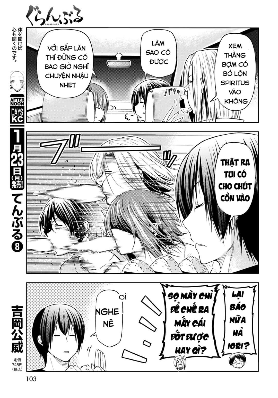 cô gái thích lặn - grand blue chapter 81 11