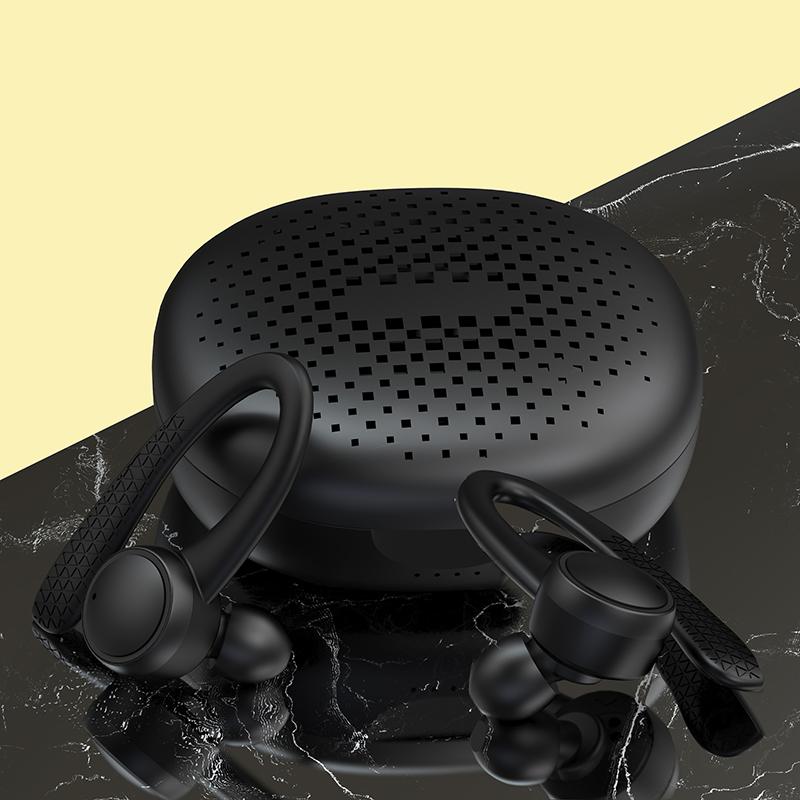 Tai Nghe Bluetooth Không Dây Thể Thao TWS Bluetooth 5.0 Tai Nghe Móc Tai Chạy Stereo Tai Nghe Nhét Tai Có MIC Chống Thấm Nước