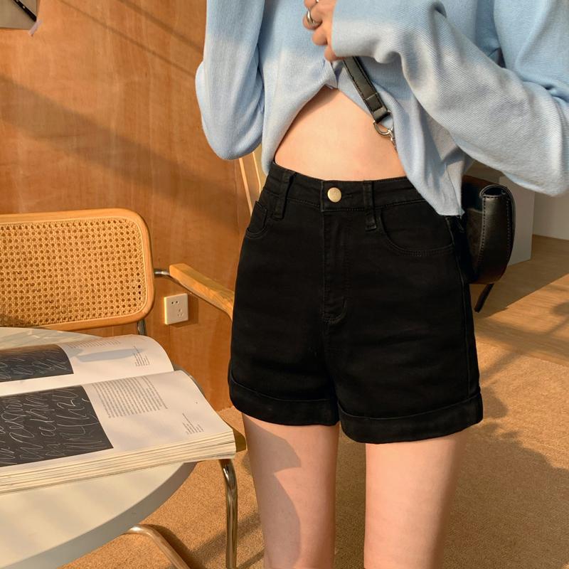 Quần Đùi Denim Lưng Cao Mẫu Mới 42296