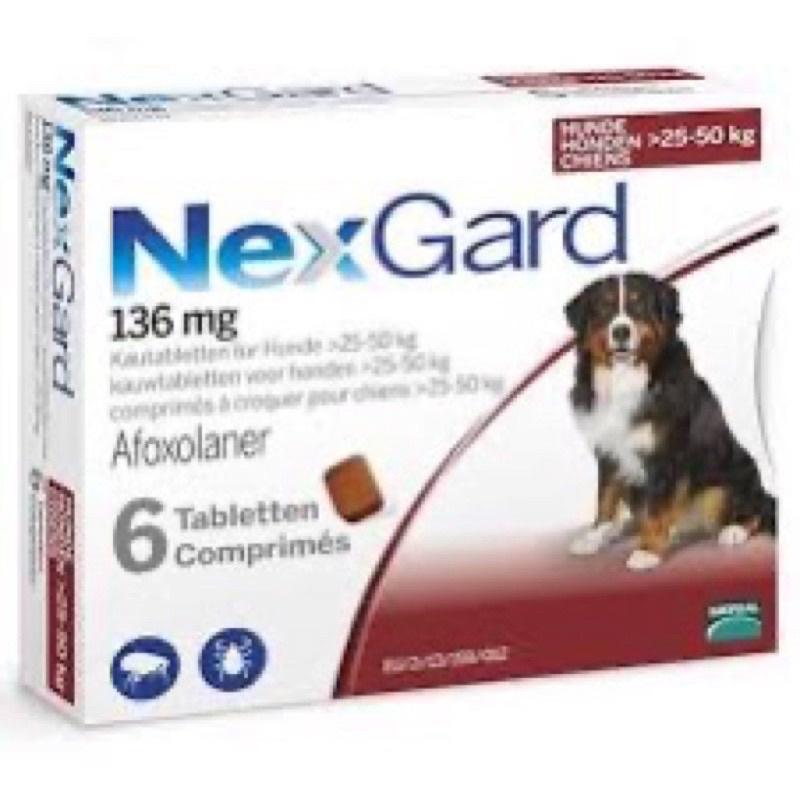 NexGard (1viên) - diệt ve rận, bọ chét ghẻ DEMODEX, SARCOPTES trên chó mèo