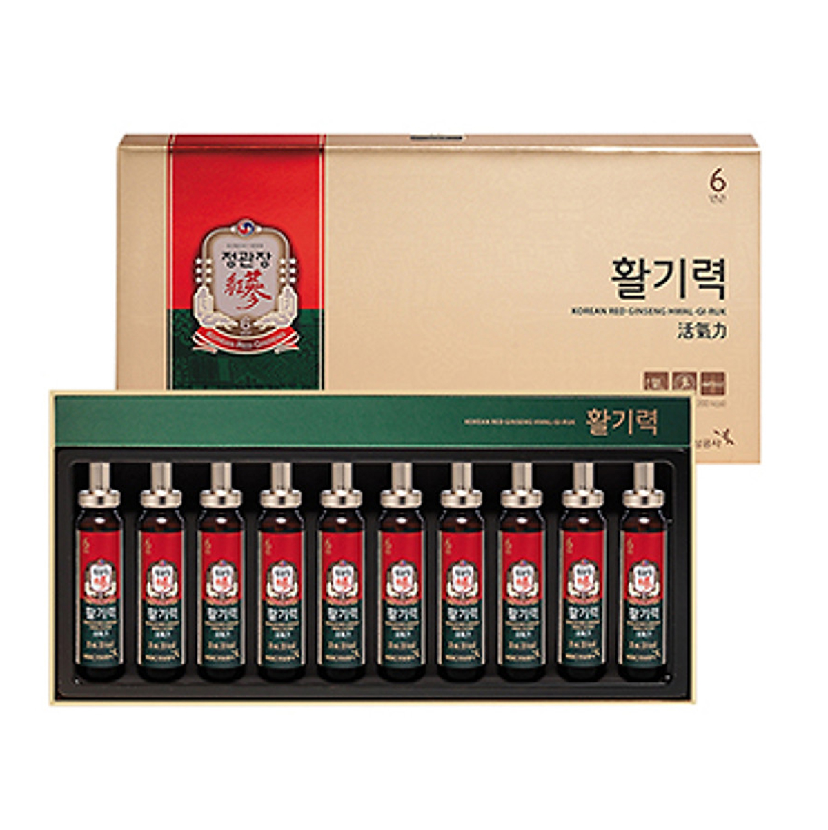 Nước uống Hồng Sâm KGC Cheong Kwan Jang Hwal Gi Ruk (10 ống x 20ml)