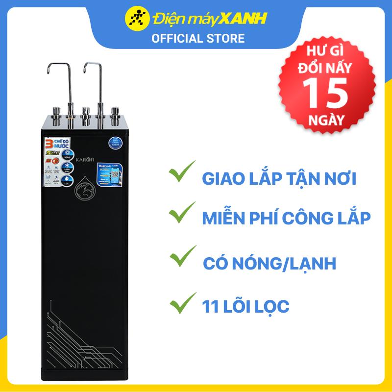 Máy lọc nước RO nóng nguội lạnh Karofi KAD-D66 11 lõi - Hàng chính hãng