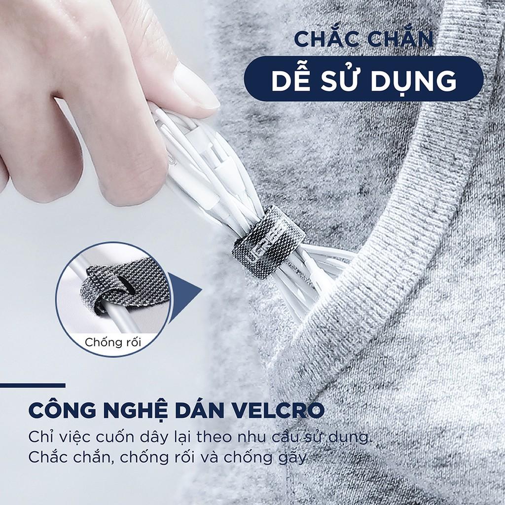 Dây dán tiên lợi Velcro UGREEN 50370 làm gọn dây sạc, dây tai nghe,... - Hàng nhập khẩu