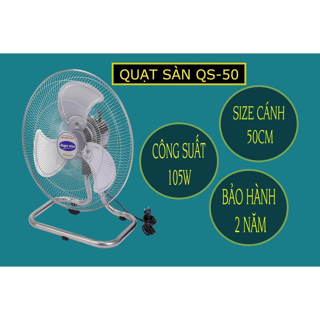 QUẠT SÀN CÔNG NGHIỆP SUPERWIN CÁNH 50CM