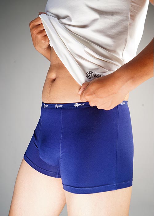 Combo 4 quần lót nam Boxer sợi cạp 1cm sợi tre tự nhiên mềm mịn thấm hút mồ hôi, co giãn 4 chiều MRM Manlywear - Màu ngẫu nhiên