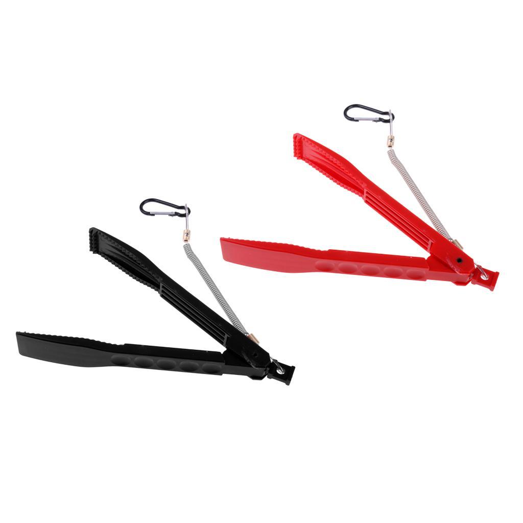 Plastic Fishing Gripper 8.7" Fish Lip Grip Pliers Grabber Keeper Holder with Lanyard