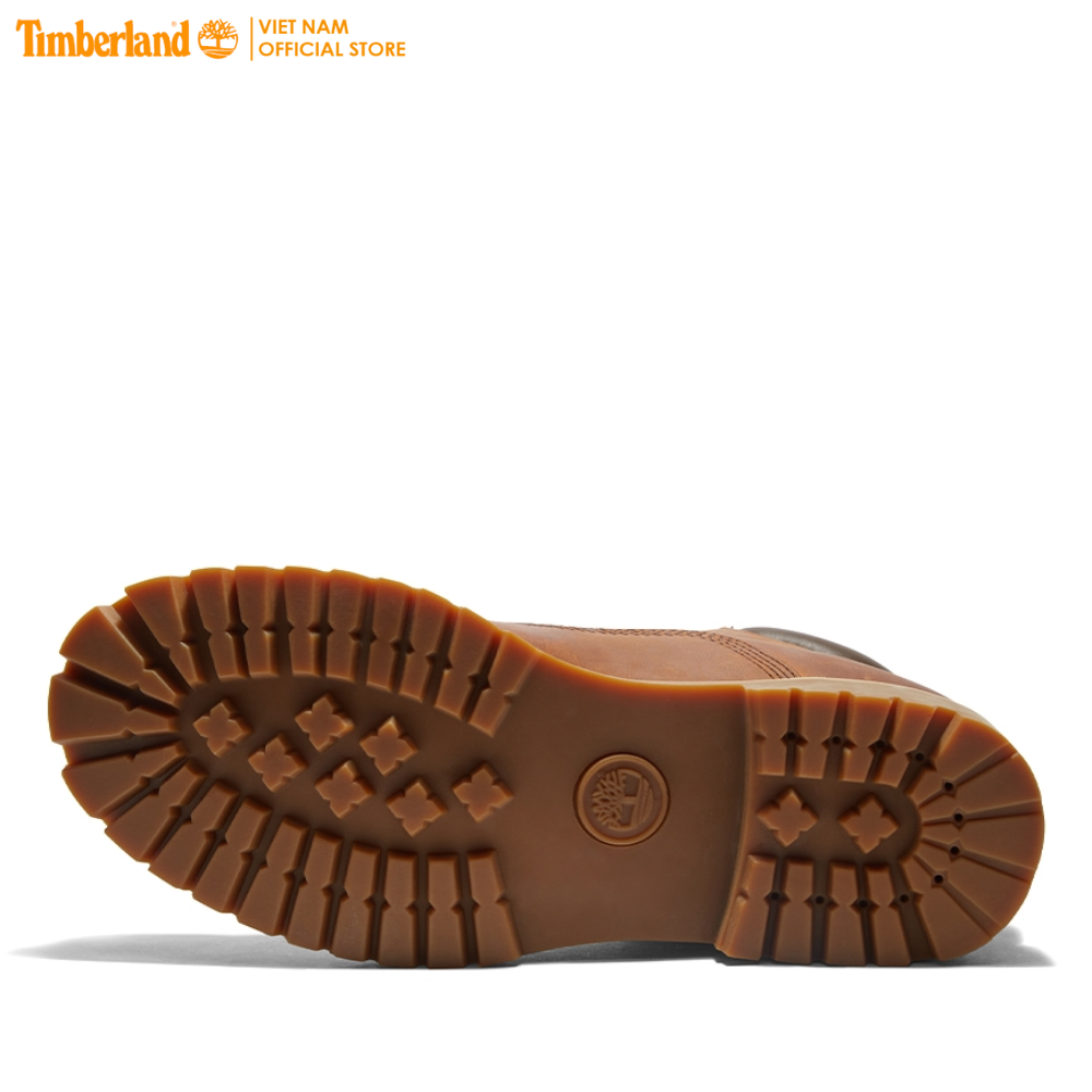 [Original] Timberland Giày Boot Nam Cổ Cao 6 inch Basic Alburn Boot WP Md Brown Full Grain TB0A1H8QHE