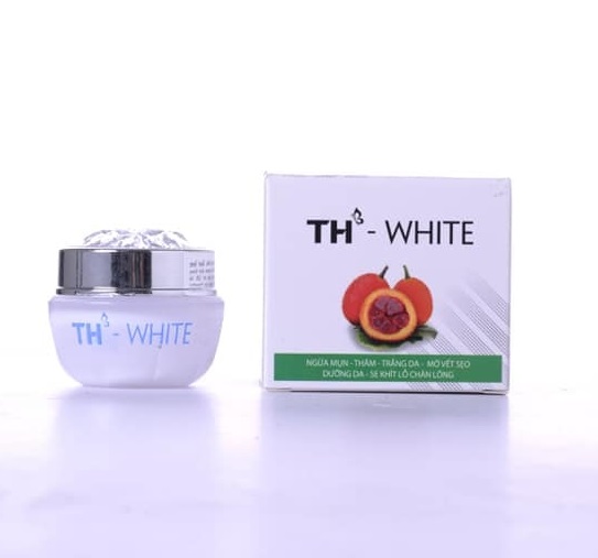 Kem mụn - thâm - trắng da - mờ vết sẹo - se khít lỗ chân lông TH-White 12g