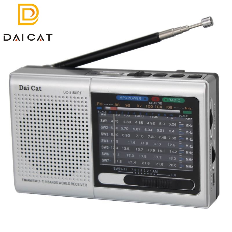 Đài Fm JABAN-DC-515URT nghe nhạc bằng thẻ nhớ, usb, nghe đài Radio  FM được thiết kế nhỏ gọn- Hàng Chính Hãng