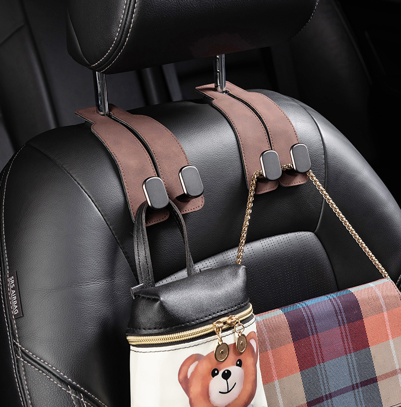 Móc đôi gắn ghế xe oto kiểu sang trọng mẫu mới dễ lắp chịu lực thoải mái 20kg
