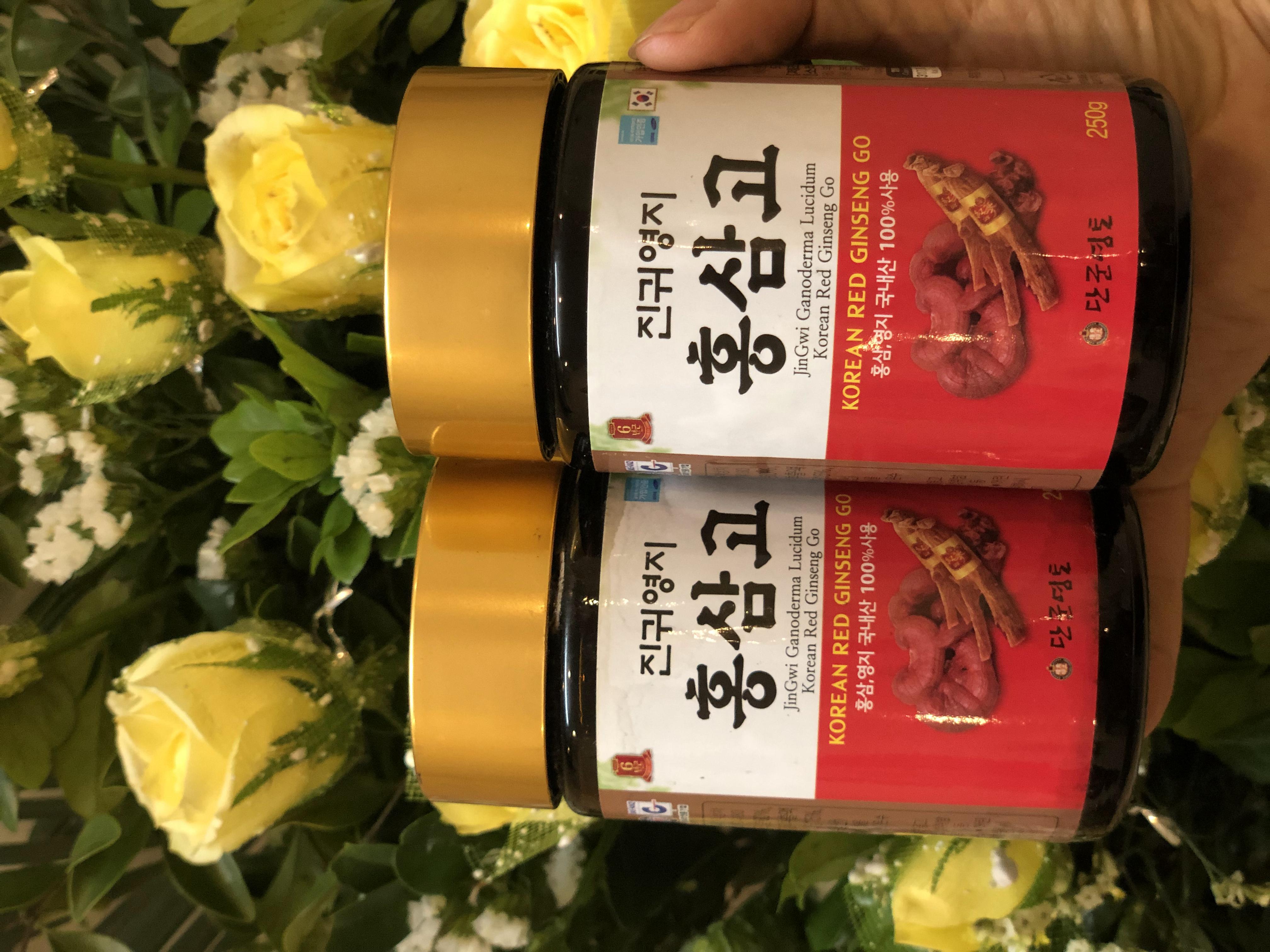 Cao hồng sâm linh chi 100%