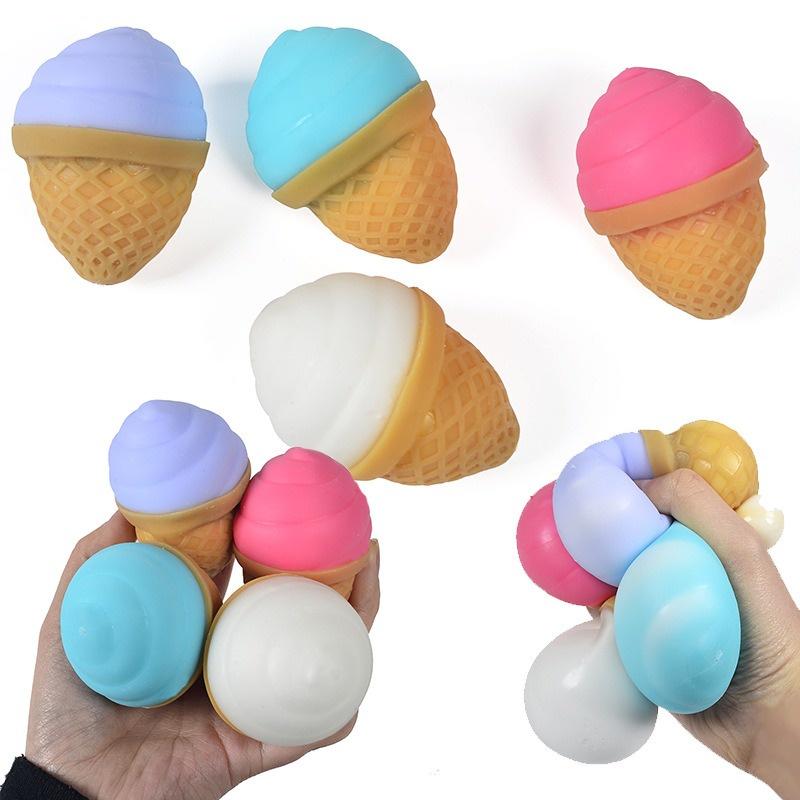 Squishy KEM 1 MÀU Mochi mềm mịn dễ thương chân thực giảm stress co dãn đàn hồi ngộ nghĩnh bóp giải trí