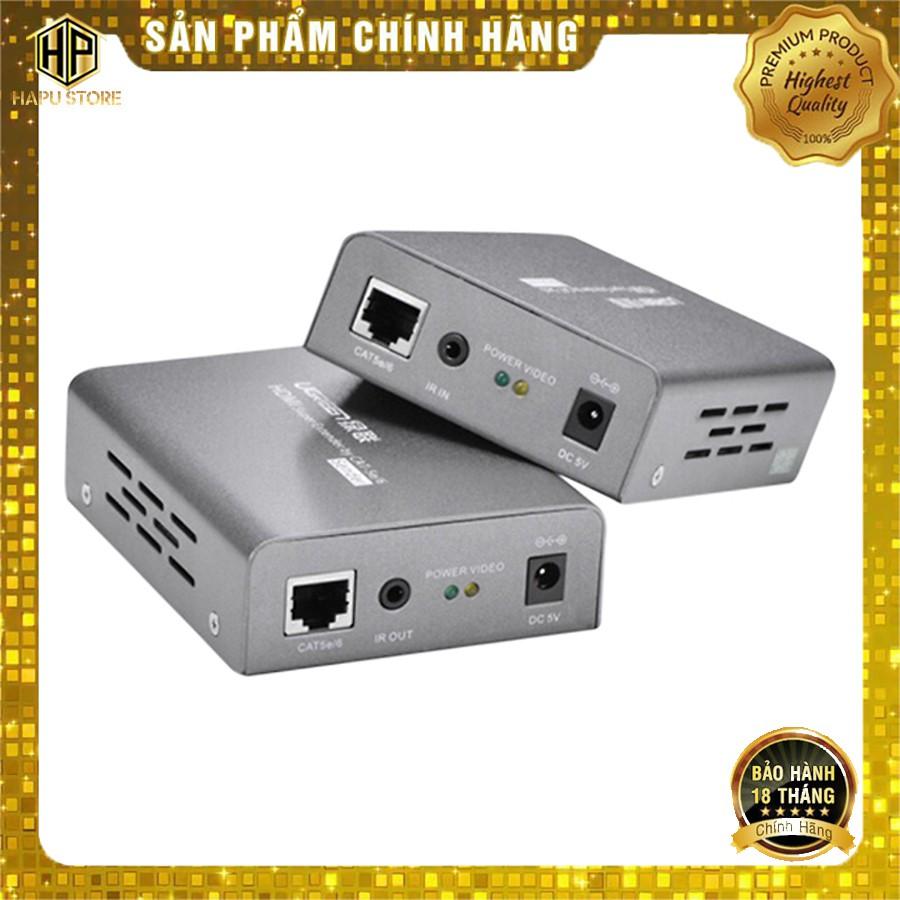 Bộ kéo dài HDMI qua dây LAN 60M Ugreen 40210 chính hãng - Hàng Chính Hãng