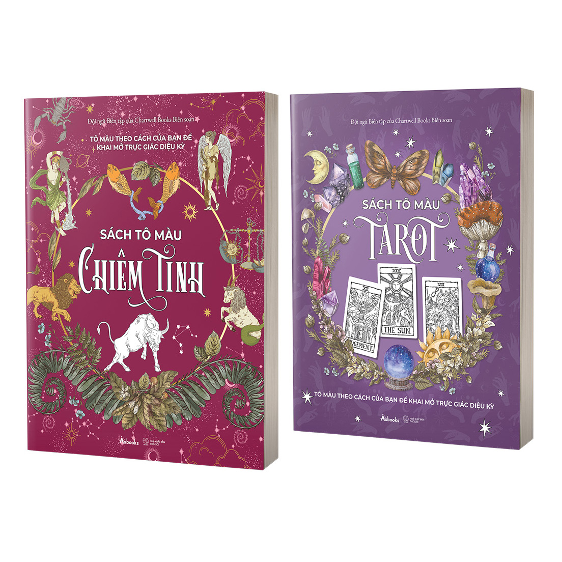 Combo Sách Tô Màu Tâm Linh - Tô Màu Theo Cách Của Bạn Để Khai Mở Trực Giác Diệu Kỳ