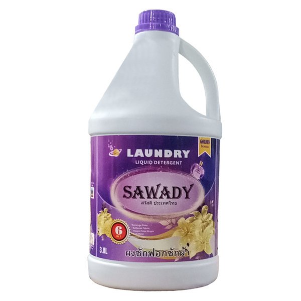 Nước giặt xả đậm đặc Sawady 6 trong 1 nhiều mùi hương 3,8L