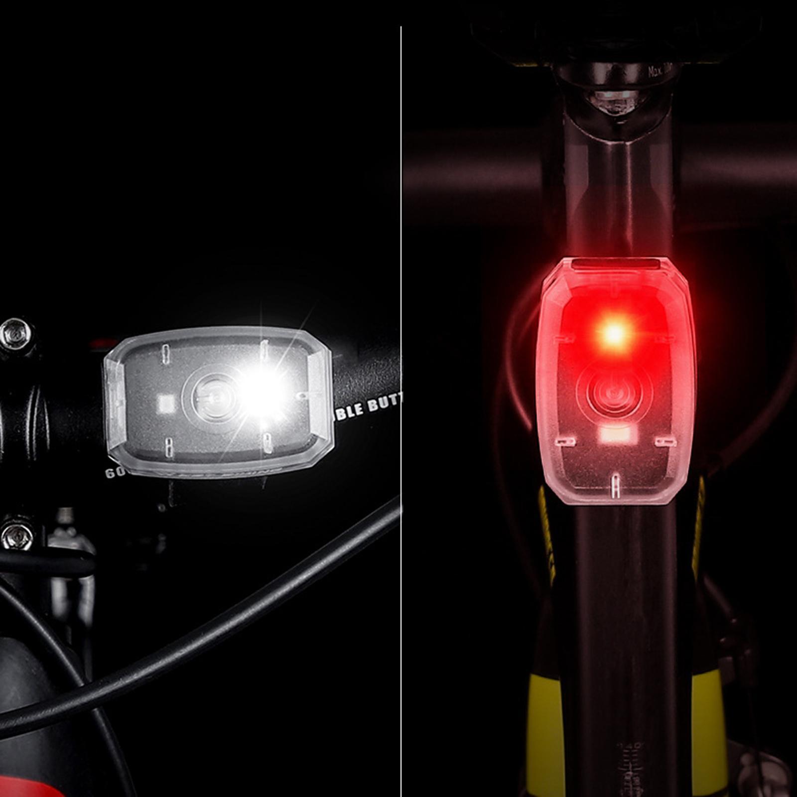 Energy Saving Bike Tail Light, Easy to Carry Rechargeable for Cycling Night Running