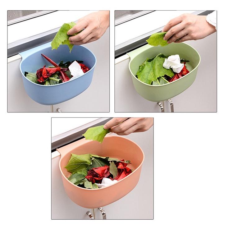 Giỏ đựng rác kẹp cánh tủ tiện lợi