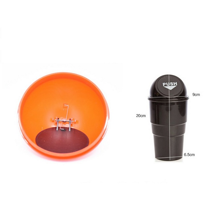 Cốc Đựng Rác Mini Trên Xe Ô Tô