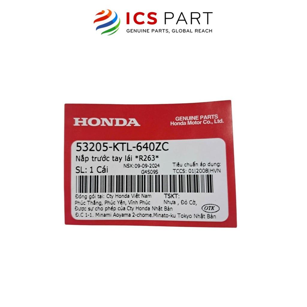 Bàn Thờ (Nắp Trước Tay Lái) HONDA Rs 100 (Đĩa) Đỏ Cờ R263 (2 Màu Trên Sơn + Dưới Đen) (53205KTL640ZC)