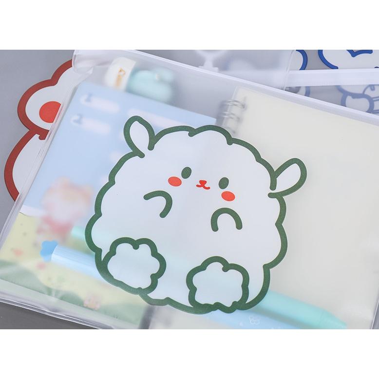 Túi đựng bút trong suốt nhiều mẫu hoạt hình xinh DUASHOP