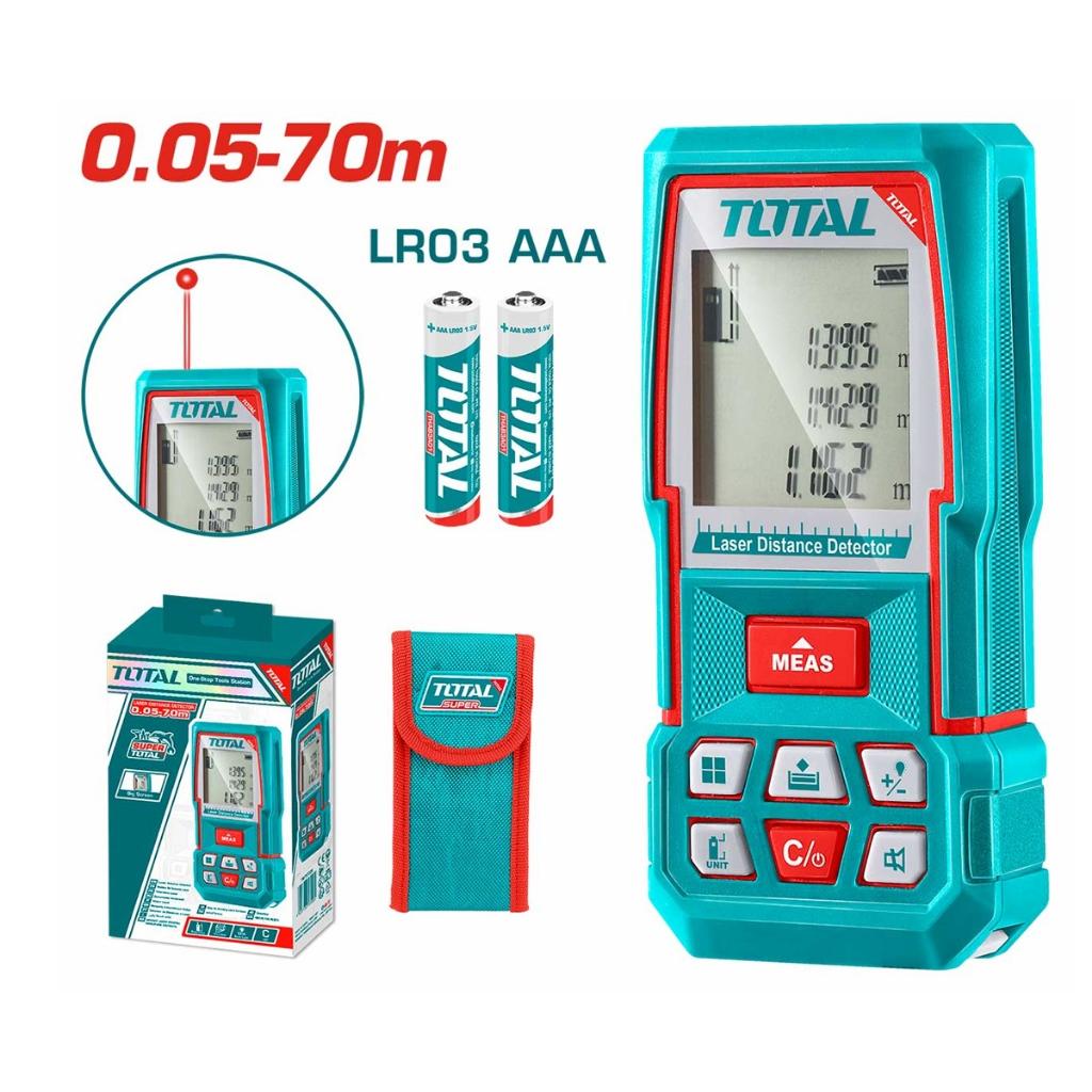 MÁY ĐO KHOẢNG CÁCH TIA LASER 635NM TOTAL TMT51036 - HÀNG CHÍNH HÃNG