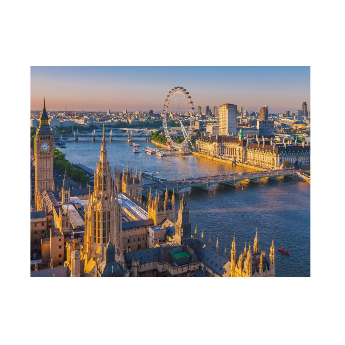 Xếp hình puzzle Atmospheric London 2000 mảnh RAVENSBURGER 166275