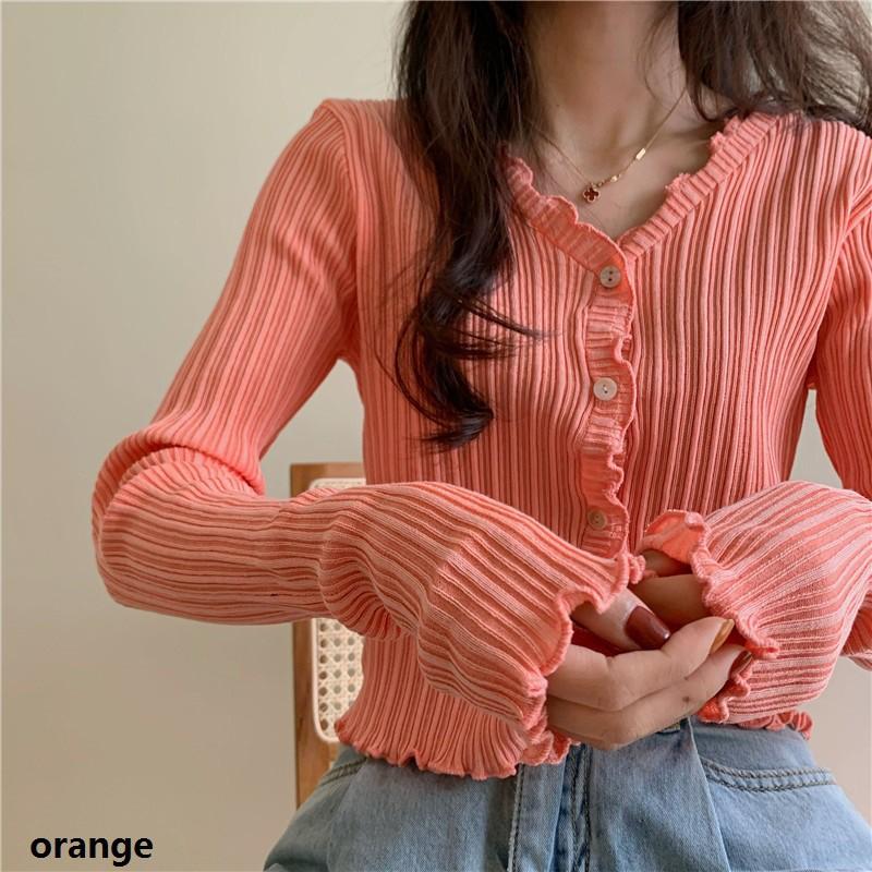Áo cardigan dệt kim mỏng ôm dáng chống nắng thời trang cho nữ