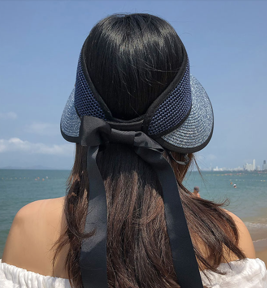 Mũ rộng vành nửa đầu chống nắng phong cách Hàn, nón nữ nửa đầu thời trang mới