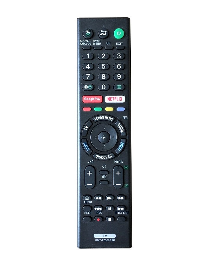 Remote Điều Khiển Dành Cho Smart TV, Internet TV SONY RMT-TZ300P (Kèm pin AAA Maxell)