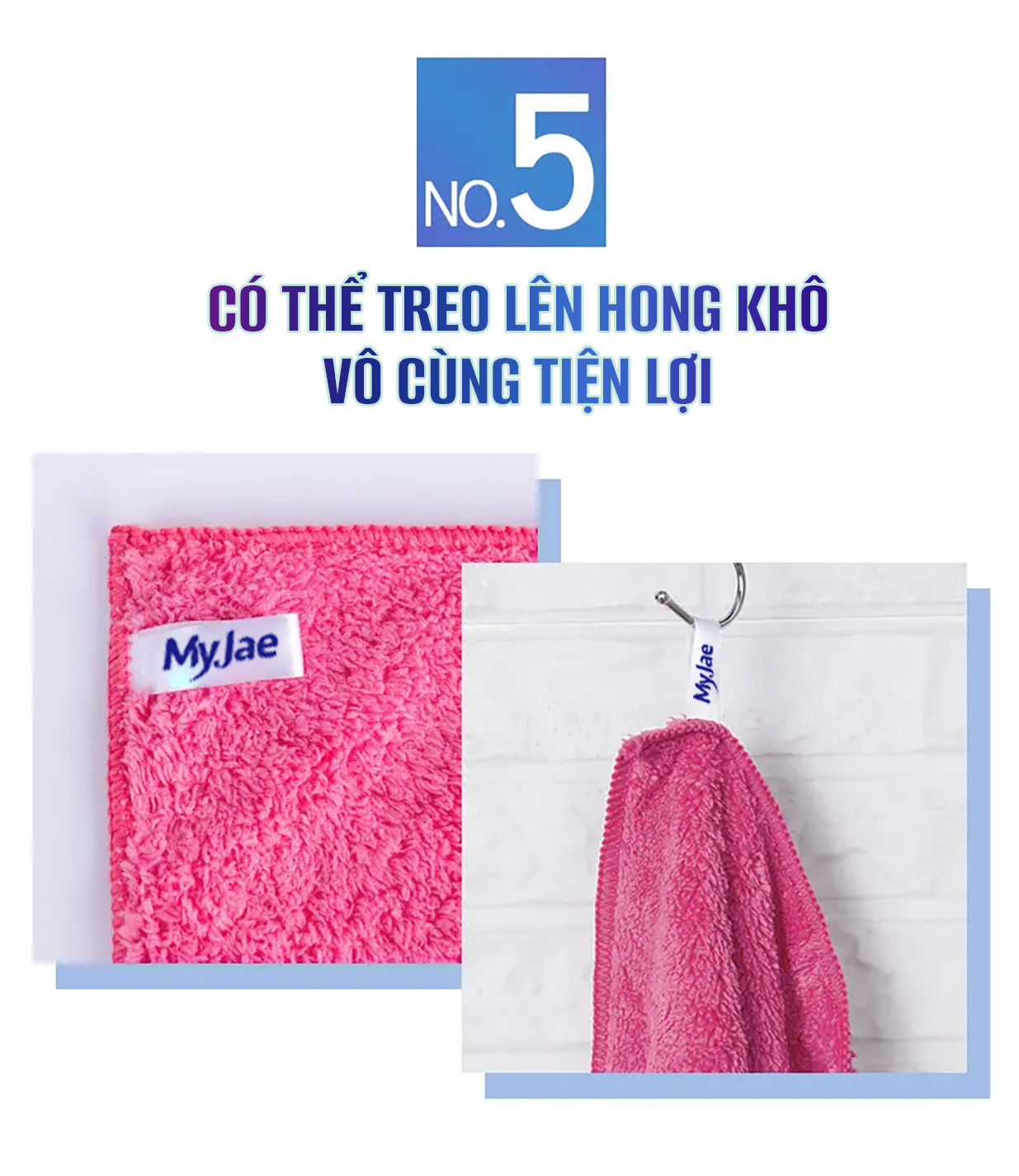 Khăn lau siêu thấm MyJae（3 cái）