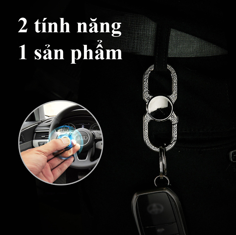 Móc Móc Chìa Khóa Ô Tô Xe Máy Spinner Trò Chơi Con Quay Giải Trí Nhỏ Gọn Tiện Dụng BCK2-534 ( Giao màu ngẫu nhiên )