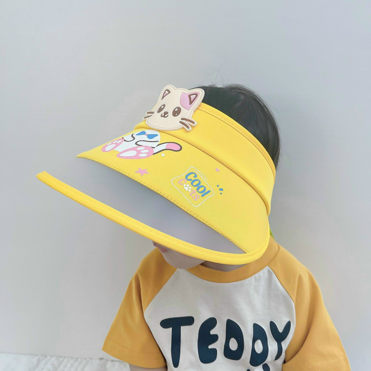 MŨ NÓN NỬA CHÓP HỞ ĐẦU CHE NẮNG CHO BÉ